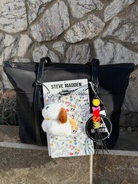 Steve Madden Black Tote Handbag